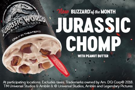 Dairy Queen Jurassic Chomp Blizzard logo