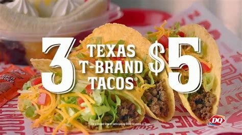 Dairy Queen Texas T-brand Tacos TV Spot, 'Three for $5: A Lot of Crunch' Song by Josh Abbott