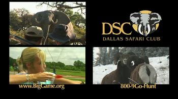 Dallas Safari Club Convention and Sporting Expo TV commercial - Conservation