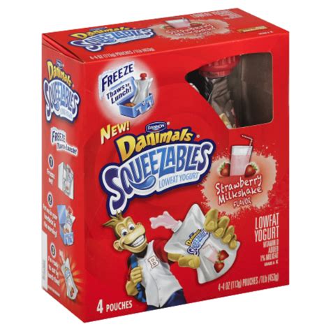 Danimals Squeezables Strawberry Milkshake tv commercials