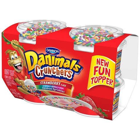 Danimals Strawberry Crunchers tv commercials