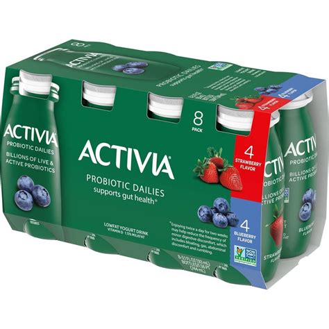 Dannon Activia Dailies Probiotic Drink Blueberry