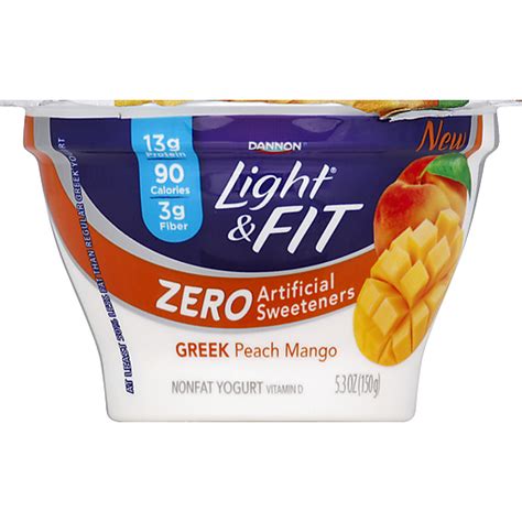 Dannon Light & Fit Greek Peach Mango logo