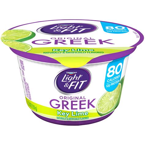 Dannon Light & Fit Key Lime Greek Nonfat Yogurt logo
