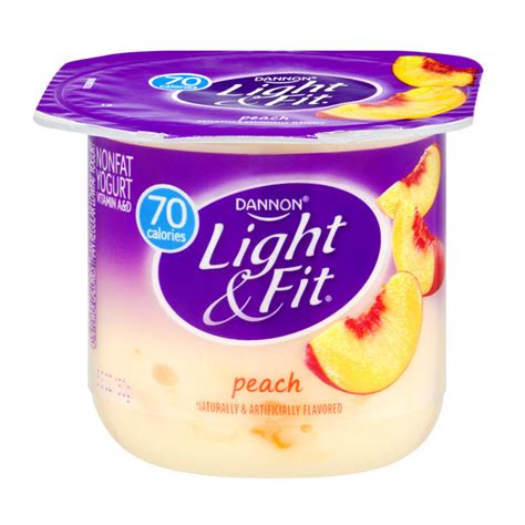 Dannon Light & Fit Peach logo