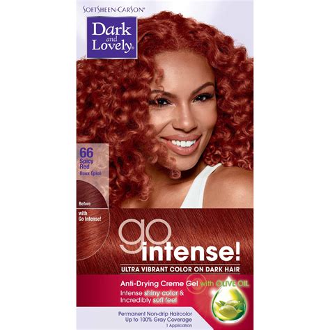 Dark and Lovely Go Intense! Permanent Non-Drip Hair Color