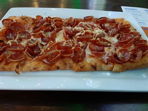 Dave and Buster's Double Pepperoni Flatbread