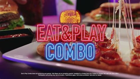Dave and Buster's Eat and Play Combo