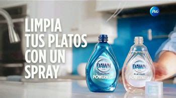 Dawn Platinum Powerwash TV Spot, 'Rocía, limpia y enjuaga'