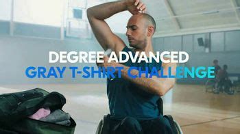 Degree Advanced TV commercial - T-Shirt Challenge: Joel