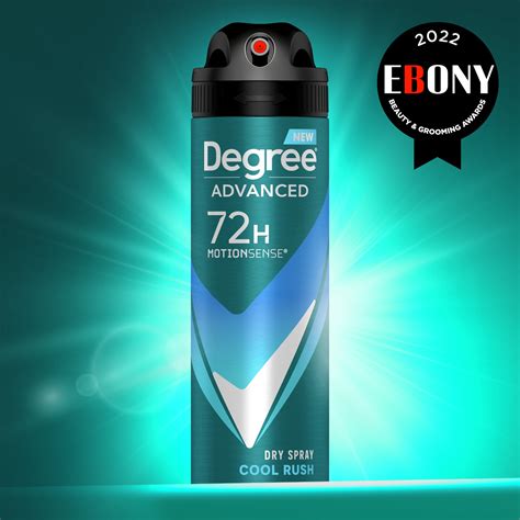 Degree Deodorants Cool Rush Men Advanced 72h Antiperspirant Deodorant Dry Spray tv commercials