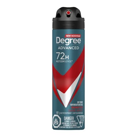 Degree Deodorants Nonstop Advanced 72H MotionSense Dry Spray