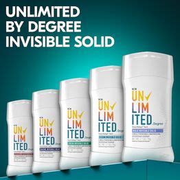 Degree Deodorants Unlimited Antiperspirant Deodorant Stick tv commercials