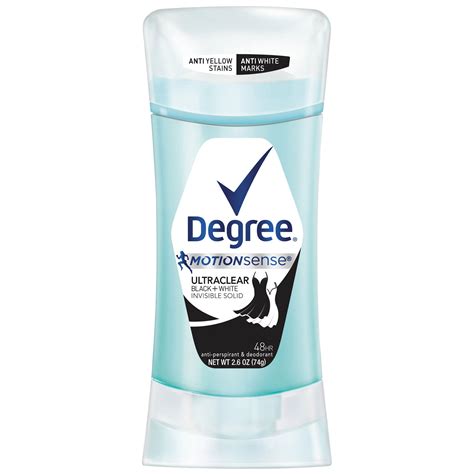 Degree Deodorants Women Ultraclear Black + White MotionSense Antiperspirant Stick tv commercials