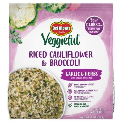 Del Monte Veggieful Riced Cauliflower and Broccoli logo