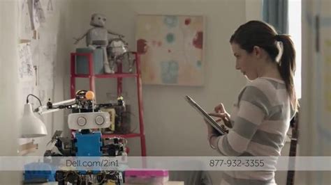 Dell TV commercial - How a Teen Scientist Uses Her Dell 2-in-1 to Build a Robot