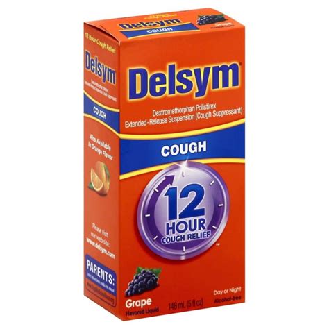 Delsym 12-Hour Cough Relief Grape logo