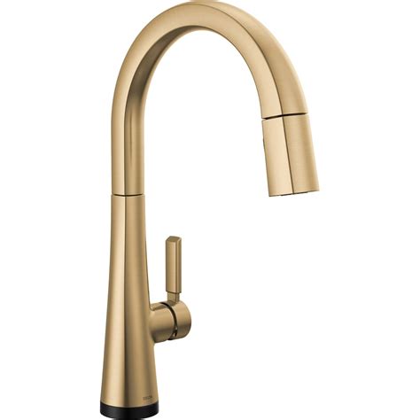 Delta Faucet Monrovia Single Handle Pull-Down Kitchen Faucet logo