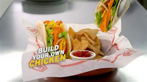 Dennys Build Your Own Chicken Wraps TV commercial