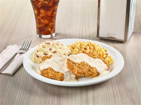 Denny's Country-Fried Steak Dinner