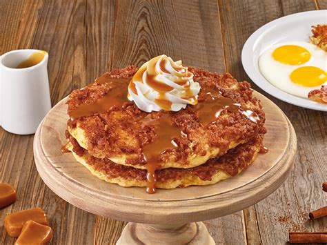 Denny's Dulce de Leche Crunch Pancakes logo