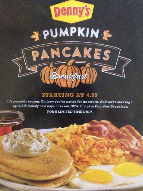 Denny's Pumpkin Pancakes tv commercials