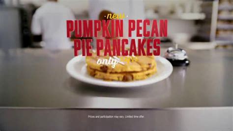 Dennys Pumpkin Pecan Pie Pancakes TV commercial - Autumn Alliteration