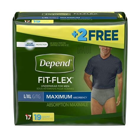 Depend FIT-FLEX Underwear for Men