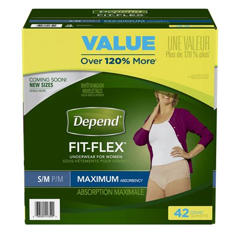 Depend FIT-FLEX Underwear for Women tv commercials