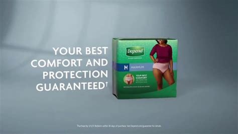 Depend TV commercial - Strength