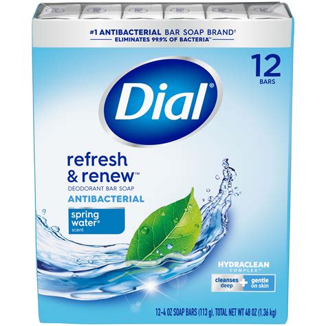 Dial Refresh & Renew Spring Water logo