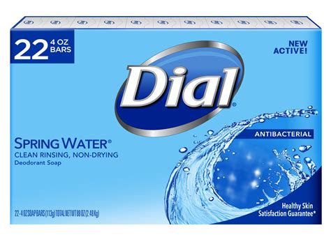 Dial Spring Water Antibacterial Bar Soap