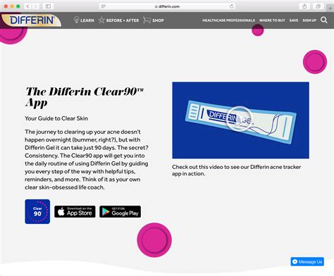 Differin Clear90 App