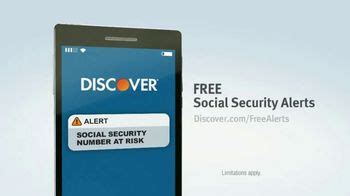 Discover Card Social Security Number Alerts tv commercials