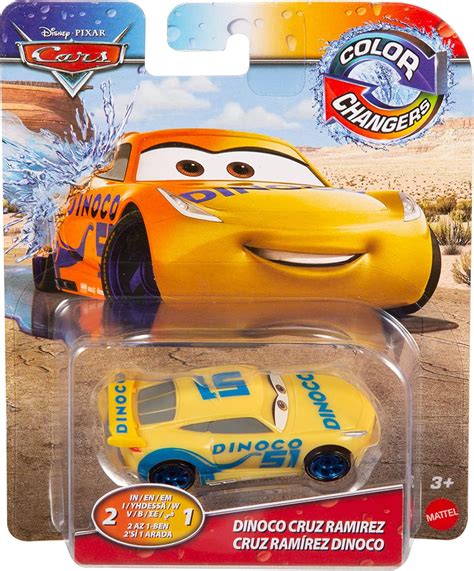 Disney Pixar Cars (Mattel) Color Changers Dinoco Cruz Ramirez tv commercials