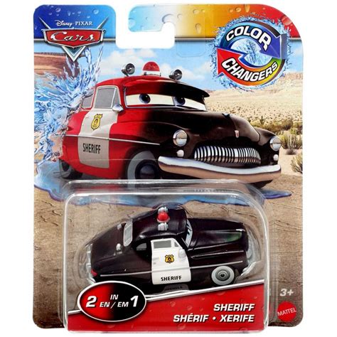 Disney Pixar Cars (Mattel) Color Changers Sheriff logo