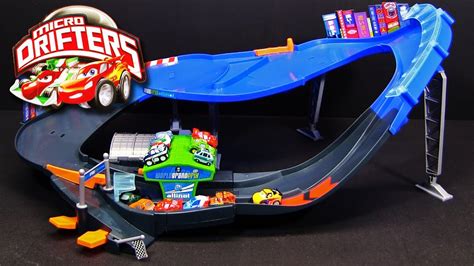 Disney Pixar Cars (Mattel) Micro Drifters Design and Drift Speedway tv commercials