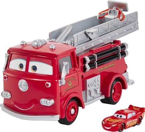 Disney Pixar Cars (Mattel) Stunt and Splash Red logo