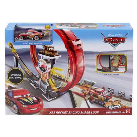 Disney Pixar Cars (Mattel) XRS Rocket Racing Super Loop Race Set With Lightning McQueen tv commercials