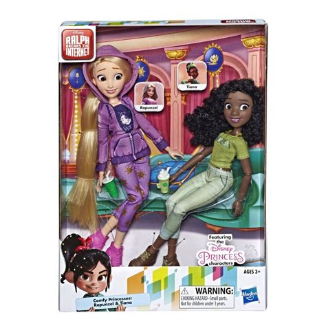 Disney Princess (Hasbro) Ralph Breaks the Internet Movie Dolls, Elsa and Anna