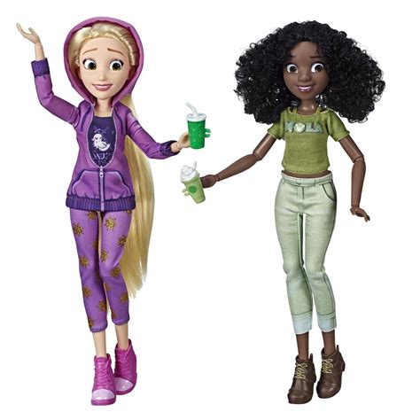 Disney Princess (Hasbro) Ralph Breaks the Internet Movie Dolls, Rapunzel and Tiana