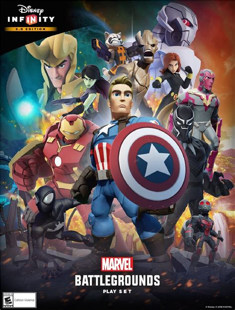 Disney Video Games Infinity 3.0 Marvel Battlegrounds Play Set logo