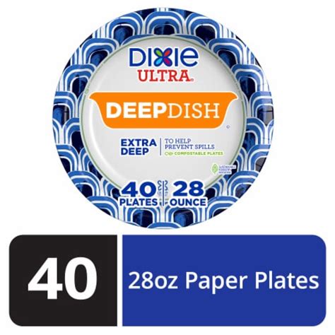 Dixie Ultra Deep Dish Plates