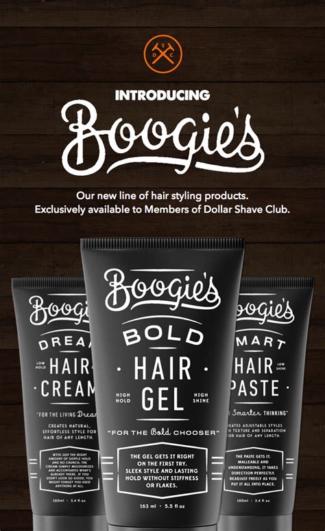 Dollar Shave Club Boogie's Dream Hair Cream logo