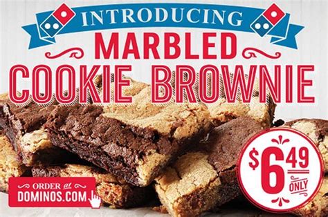 Domino's Marbled Cookie Brownie
