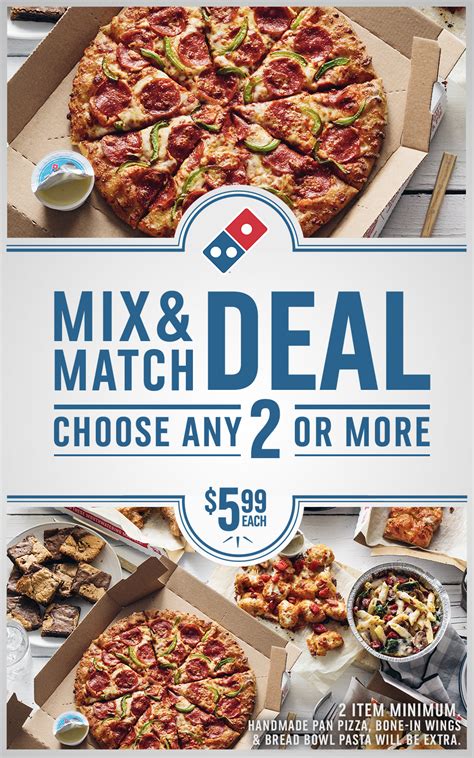 Domino's Mix & Match Favorites tv commercials