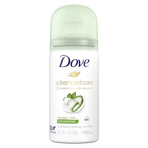Dove (Deodorant) Go Fresh Cool Essentials Dry Spray Antiperspirant tv commercials