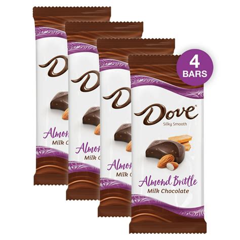 Dove Chocolate Almond Brittle Milk Chocolate Bar tv commercials