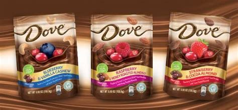 Dove Chocolate Fruit and Nut Blend Raspberry & Honey Roasted Almond logo