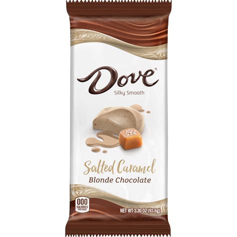 Dove Chocolate Salted Caramel Blonde Chocolate Bar tv commercials